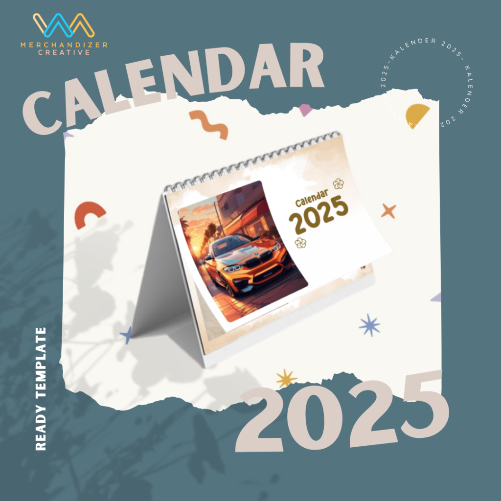 

Kalender Meja/Kalender Duduk 2025 - 6 Lembar 1 Sisi Ukuran A5 Bahan AC 230 Non Laminasi