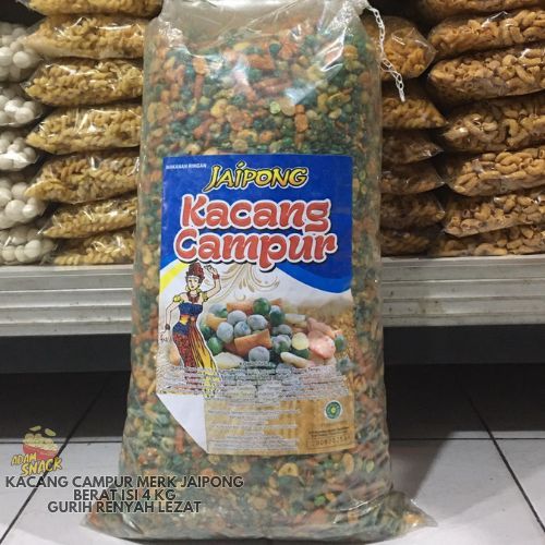 

KACANG CAMPUR BAL ISI 4 KG / KACANG TUMPAH/ KACANG MIX MERK JAIPONG cod dan instant 2 jam