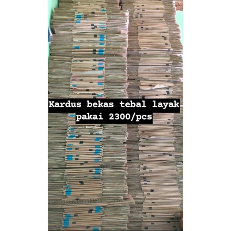 

kardus bekas layak pakai