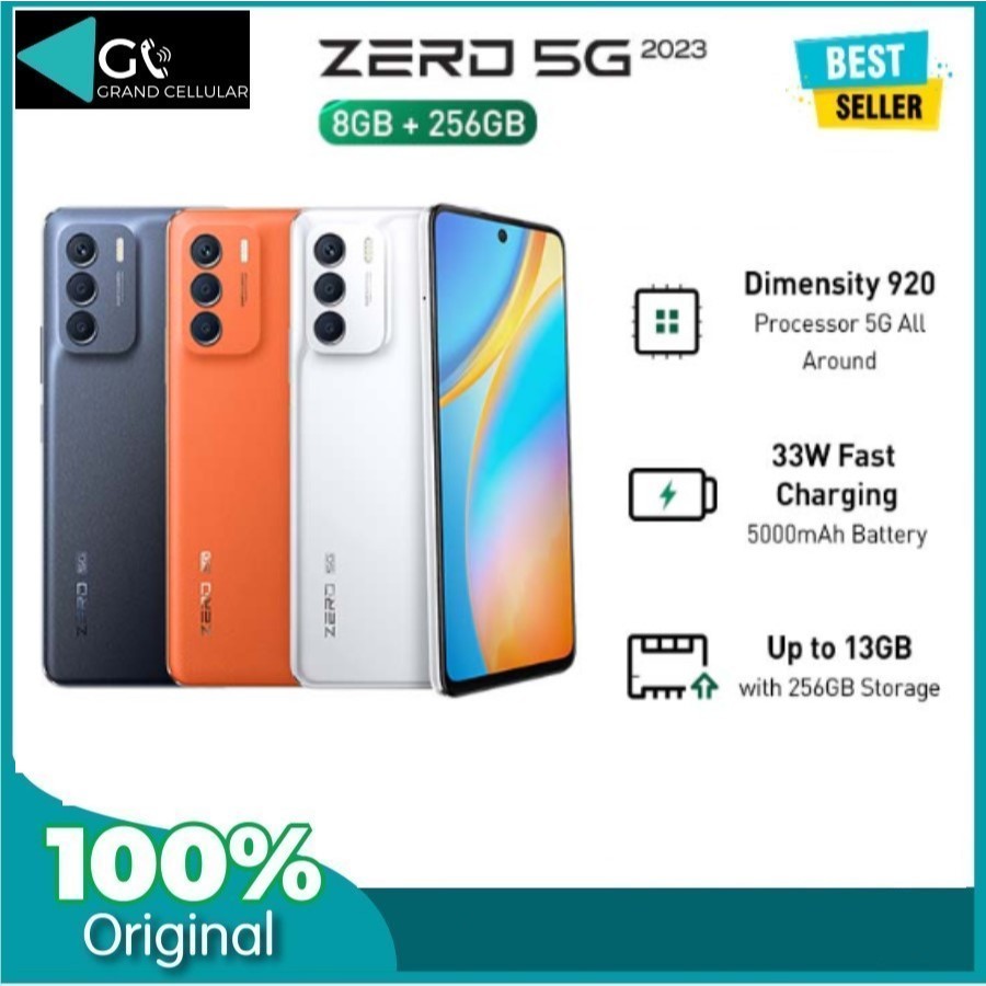 Infinix zero 5G 8/256Gb 2023 SECOND BERGARANSI