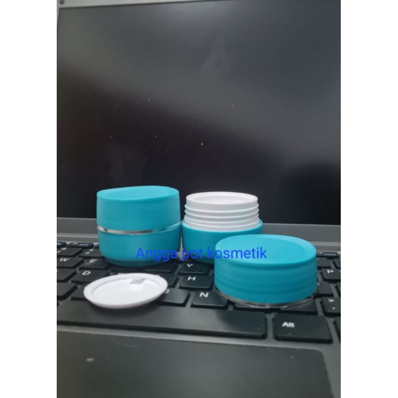 pot cream sakura 12,5gr hijau tosca full