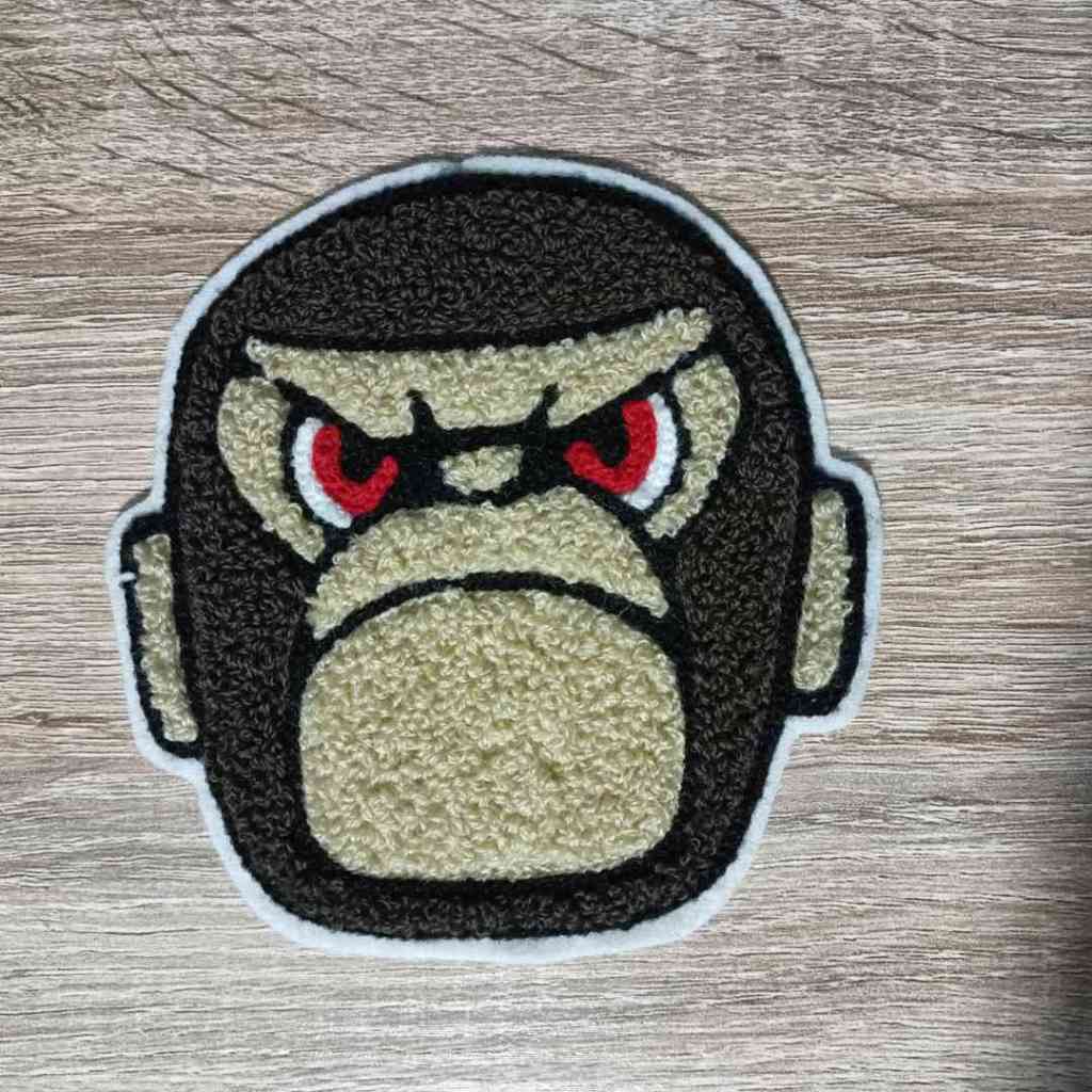Patch Anggry Monkey Bordir Towel/Chenille