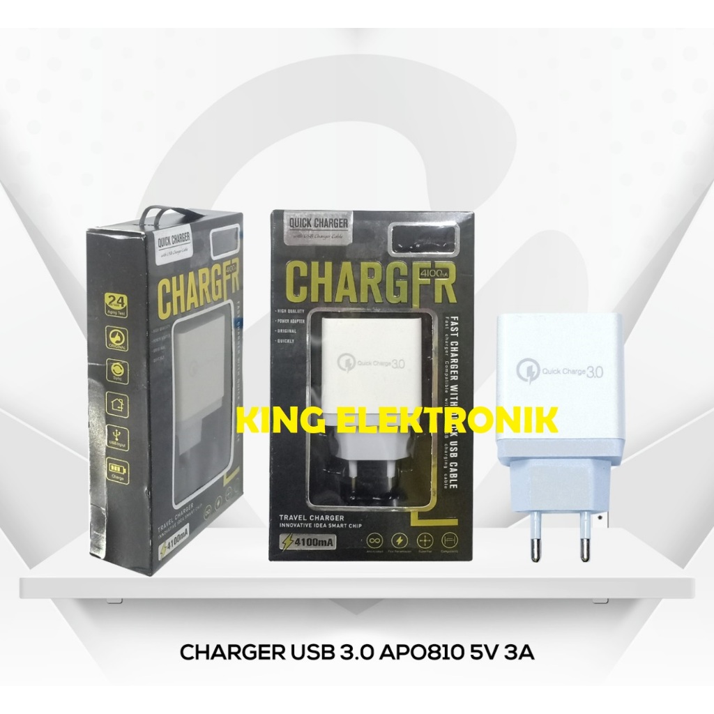 Charger USB 3.0 A0810 5V 3A