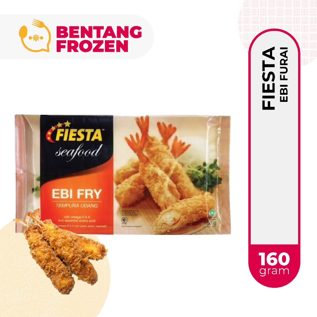 

Fiesta Ebi Furai 160gr / Ebi Fry Tempura Udang