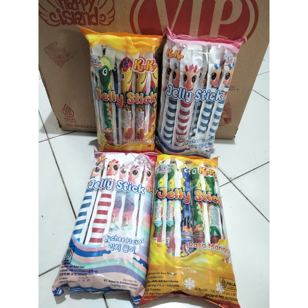 

KUSKUS JELLY STICK JUMBO (1 PACK ISI 10)