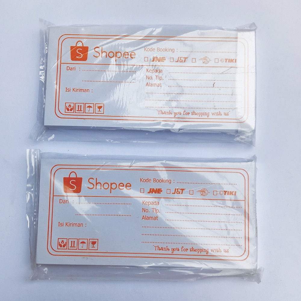 

LABEL PENGIRIMAN ONLINE SHOP/LABEL OLSHOOP 100 lembar