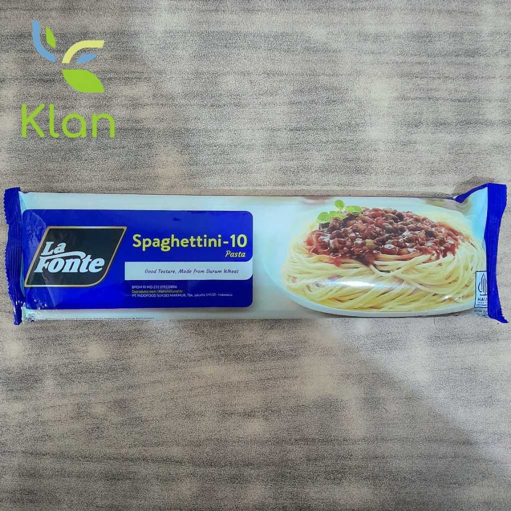 

LA FONTE SPAGHETTINI 450GR/ SPAGHETTI/ SPAGETTI/ MIE SPAGHETI/ MI PASTA