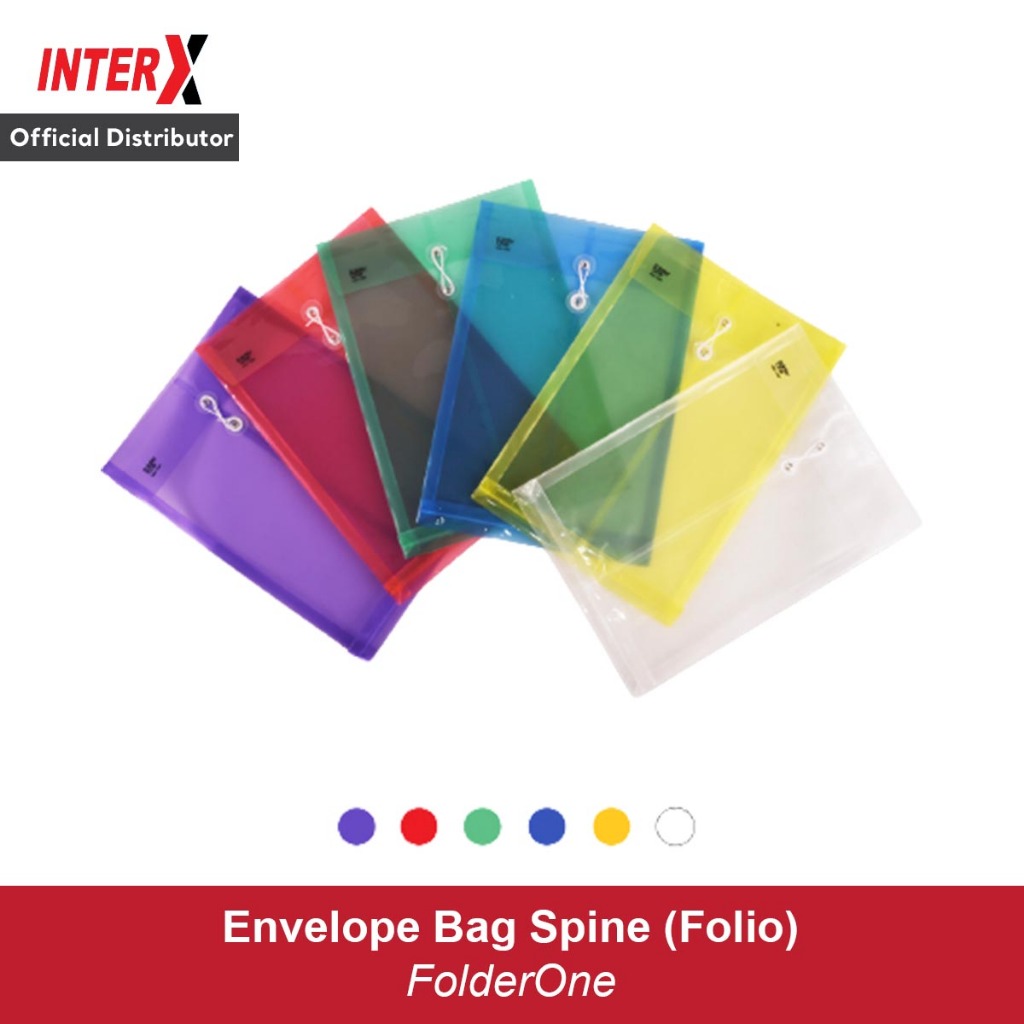 

FOLDER ONE ENVELOPE BAG SPINE/MAP TALI F4 (1 PACK)