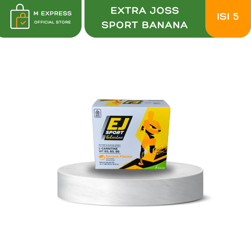 

MEGAMART | Extra joss sport BANANA - energy gel pack / minuman ber energi isi 5