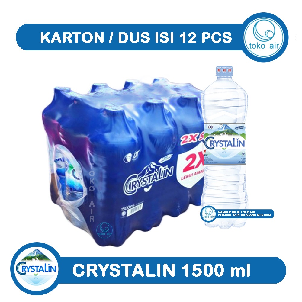 

Crystalin 1500 ml - Air Minum pH 8