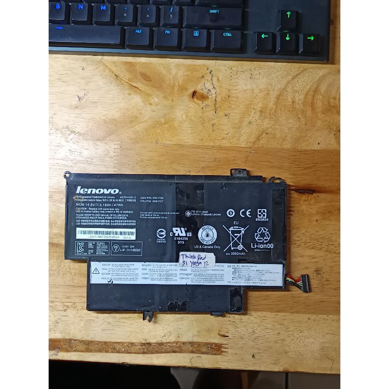 Battery Lenovo Thinkpad S1 Yoga 12 45N1707 45N1706 45N1705 45N1704