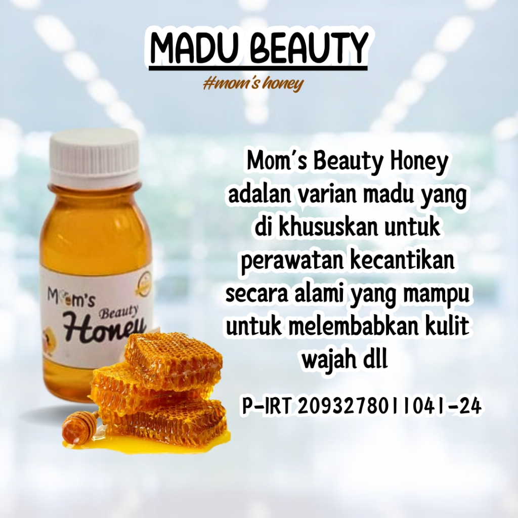Masker Wajah By Moms Honey / Masker Madu Alami / Masker Kecantikan