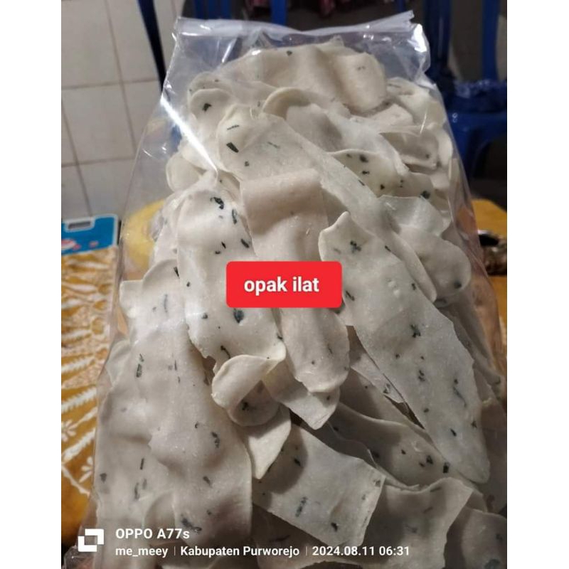 

Opak ilat 500g Opak Singkong Mentah Khas Wonosobo