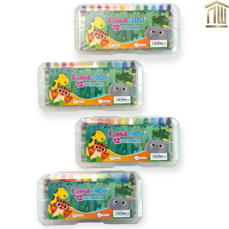 

Crayon / Kerayon Oil Pastel 12 Warna Castello
