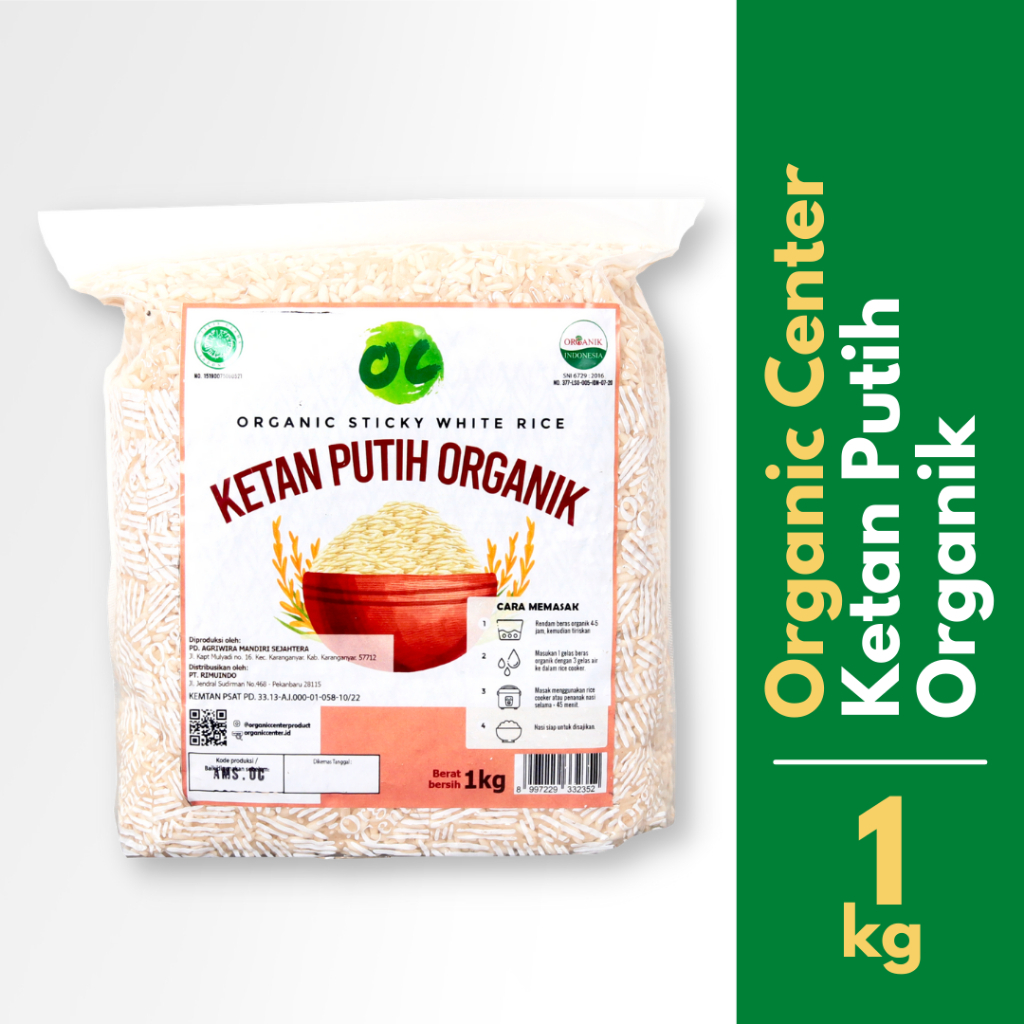 

Organic Center - Ketan Putih Organic 1kg