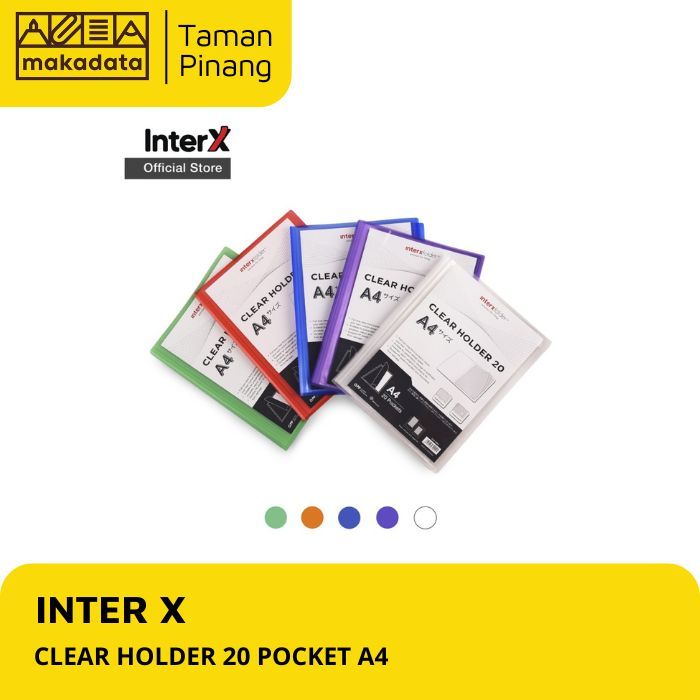 

CLEAR HOLDER 20 POCKET INTER-X A4 (1 PCS)