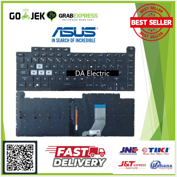 Keyboard Asus ROG STRIX G15 G512 G512L G512LI G512 Series Backlight