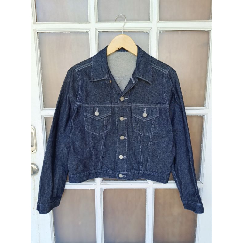 JAKET JEANS DENIM UNIQLO CROP