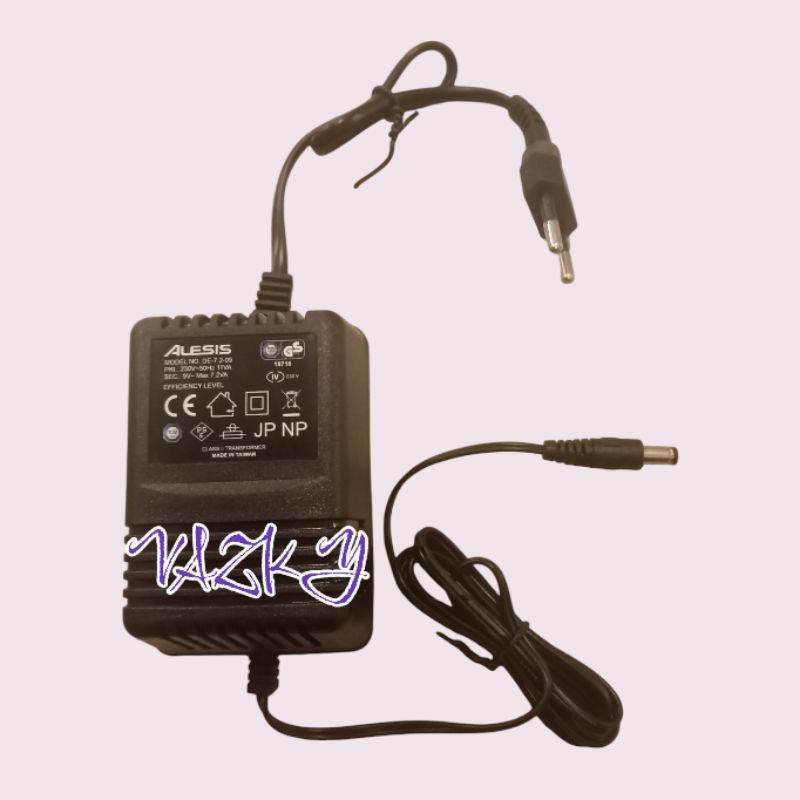 ADAPTOR ALESIS 9V ADAPTOR AC EFEK VOKAL MICROVERB4 EFFECT VOCAL MICROVERB 4 TAIWAN MALAYSIA USA