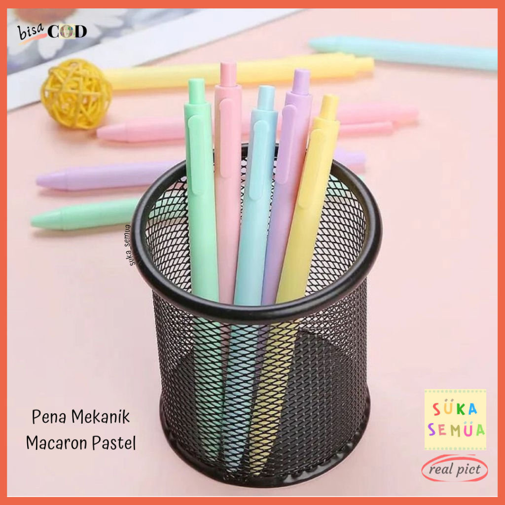 

Pulpen Mekanik - Macaron Pastel Soft // Pena Cetek Pen Bolpen Gelpen Jelly Jeli - COD ( Bandung )