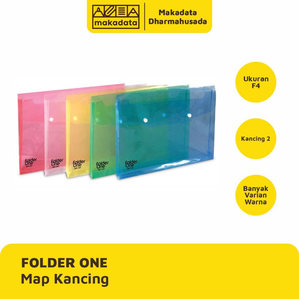 

MAP KANCING 2 FOLDER ONE UKURAN F4 (12 PCS)