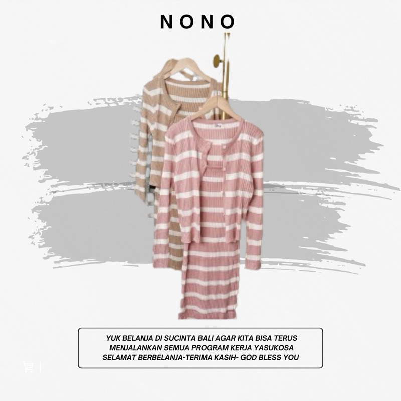 DRESS RAJUT 2 IN 1 CARDIGAN RAJUT