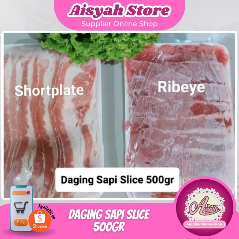 

DAGING SAPI SLICE 500GR (SHORTPLATE & RIBEYE)