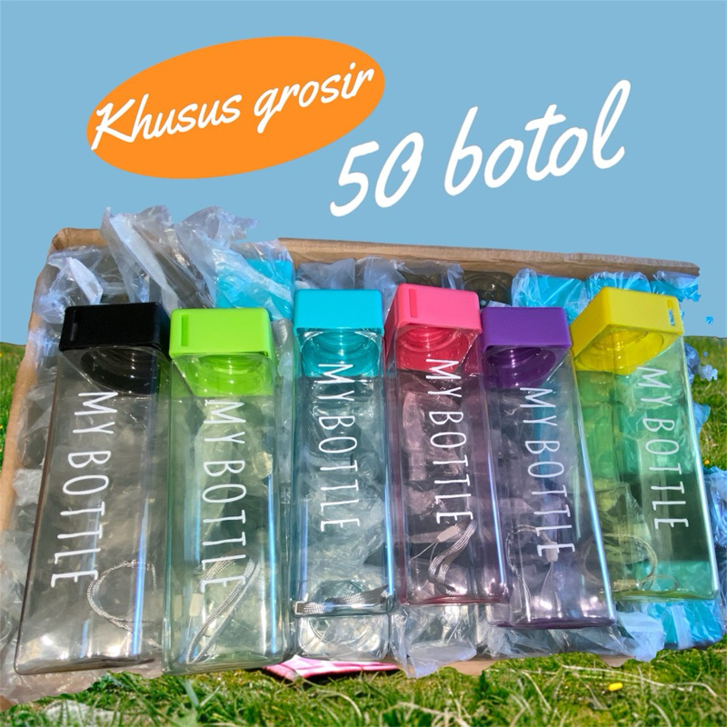 GROSIR BOTOL MINUM MY BOTTLE SEKALI CHECKOUT 50 PC