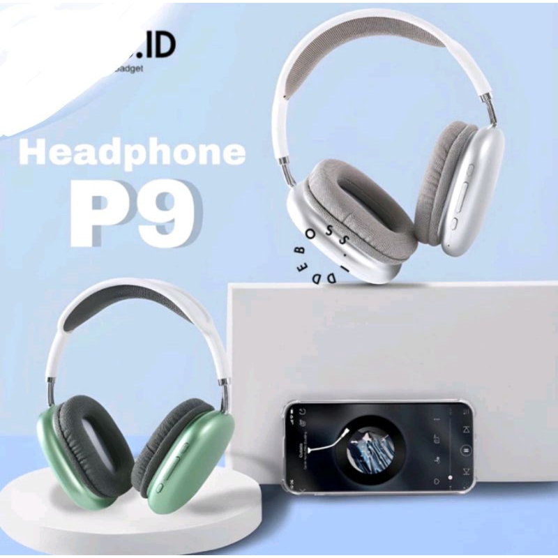 P9 Headfree Bluetooth Wireless Headphone HIFI Stereo Bass Headset Support TF Card Sport Gaming Blutu
