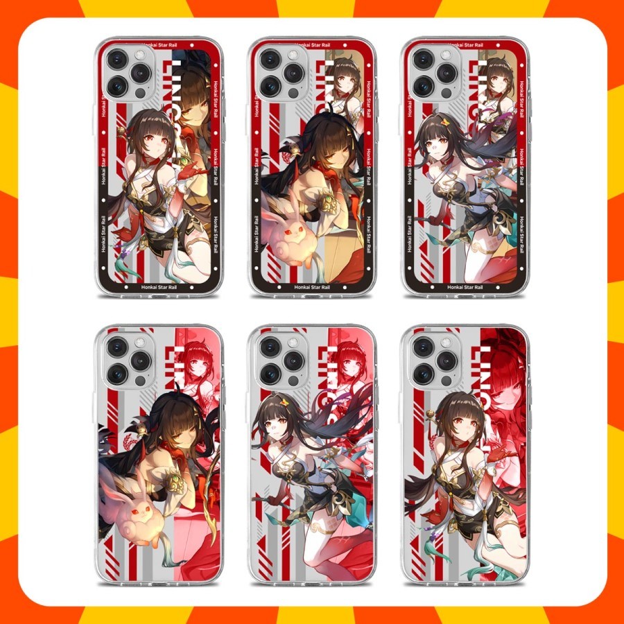 Custom Casing HP Lingsha Honkai Star Rail HSR Phone Case V1