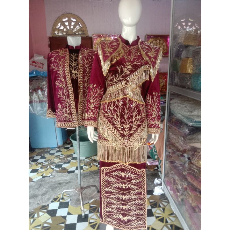 BAJU PENGANTIN ADAT MINANG PADANG MODERN