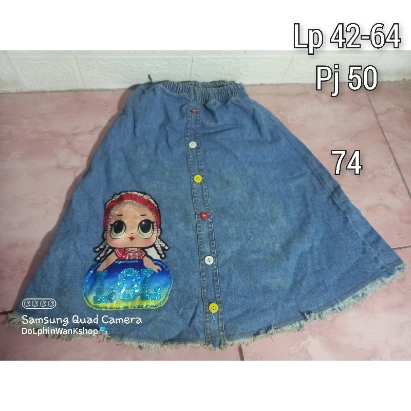 Baju Kemeja Rok Gamis Kebaya Anak Preloved