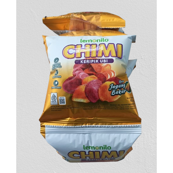 

CHIMI Keripik Ubi Lemonilo Rasa Jagung Bakar 1Rcg 10x10gr