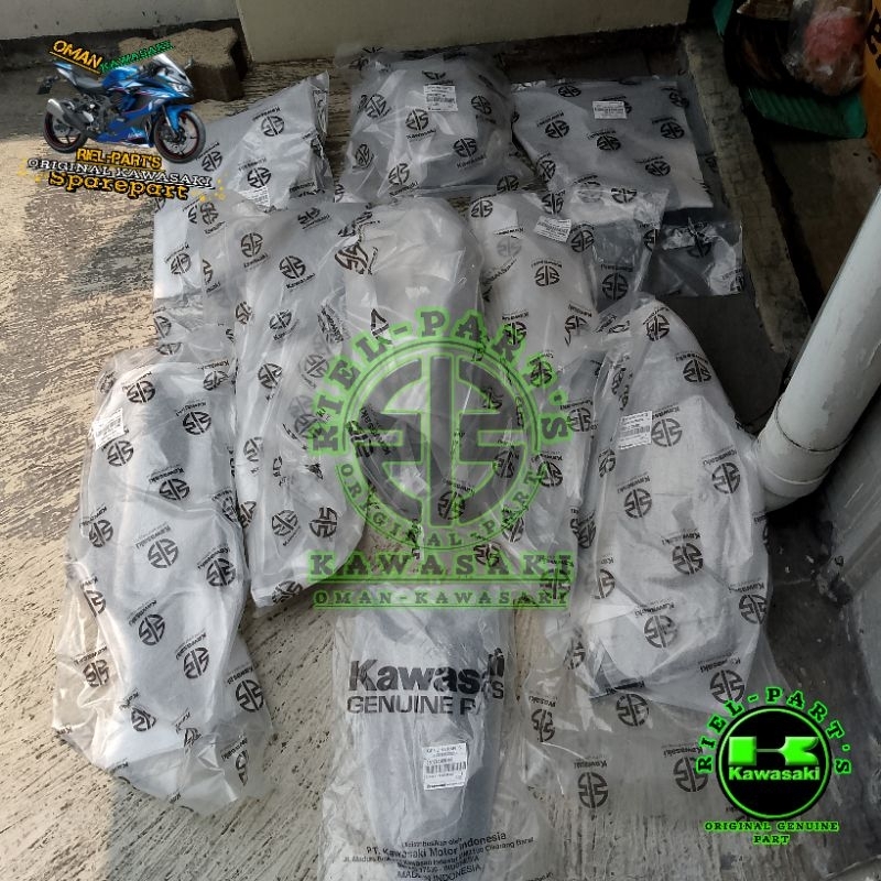 FULL SET BODY KLX 150S KLX 150 S LED 2023 2024 GRAY ORIGINAL KAWASAKI