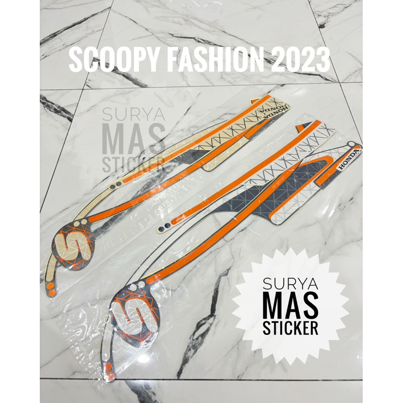 striping honda scoopy fashion 2023 les bodi motor
