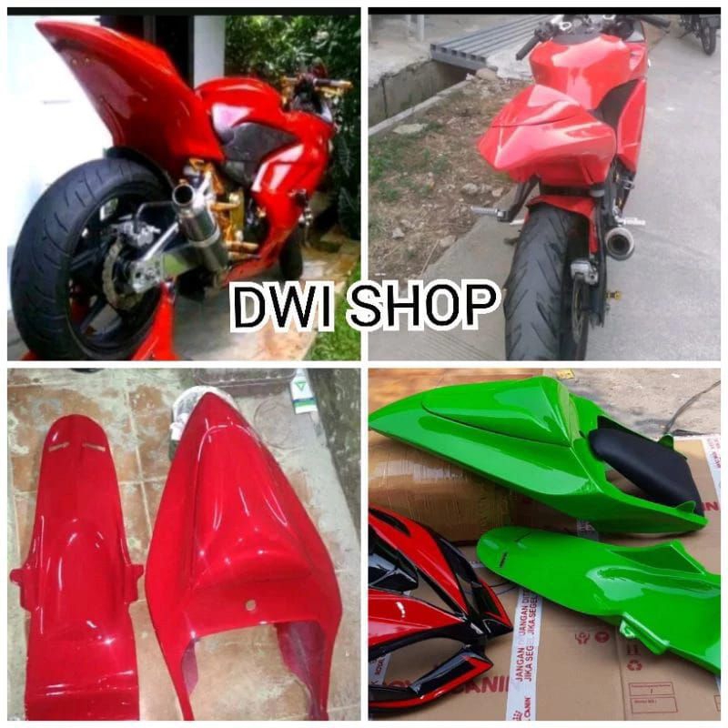 Body belakang Kawasaki Ninja 250 Karbu Custom model M1