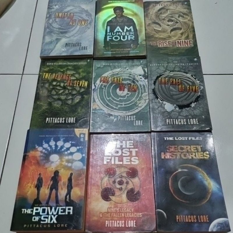 (BOOKED) Set The Lorien Legacies by Pittacus Lore Preloved ORIGINAL | I Am Number Four | The Power o