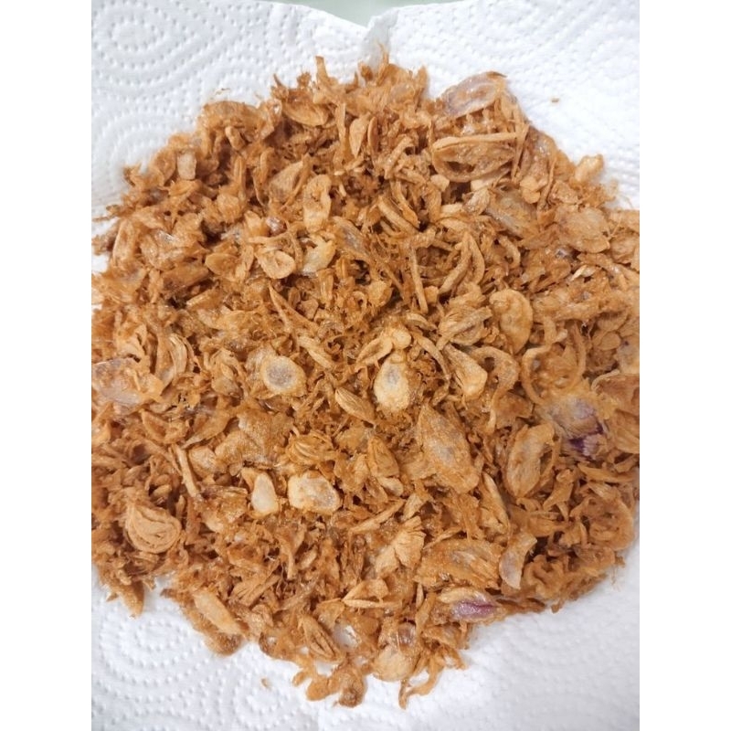 

Bawang Merah goreng tanpa tepung isi 100 gram pouch