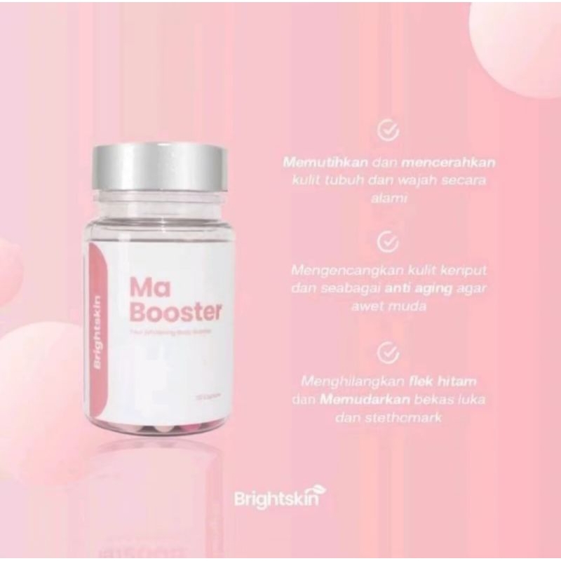 Ma Booster 7x Extra Whitening Kapsul Pemutih Seluruh Badan