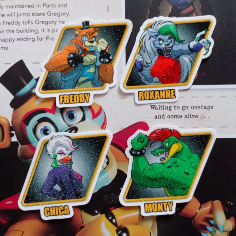 

FNaF Glitter Sticker Pack | Security Beach Fury's rage