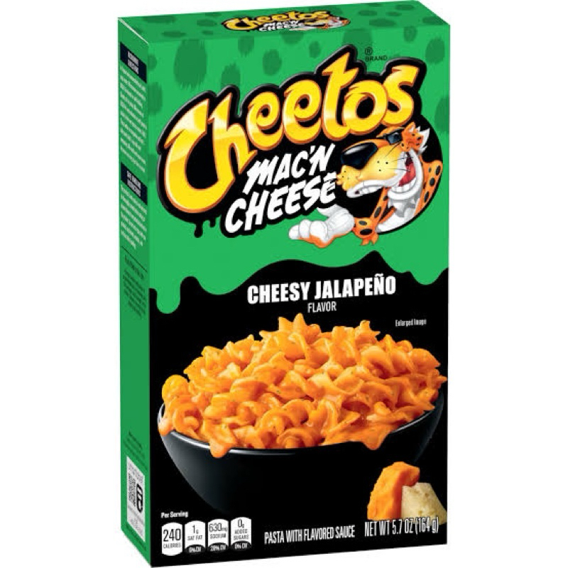 

CHEETOS MAC N CHEESE Cheesy Jalapeño 164 gr macaroni and cheese instant pasta import