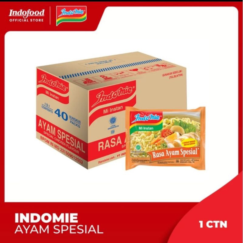 

1 dus indomie ayam spesial isi 40 bungkus