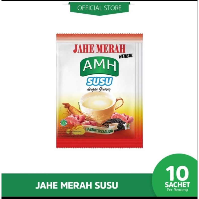 

1 rcg susu jahe merah amh - susu jahe 41 - isi 10 bungkus