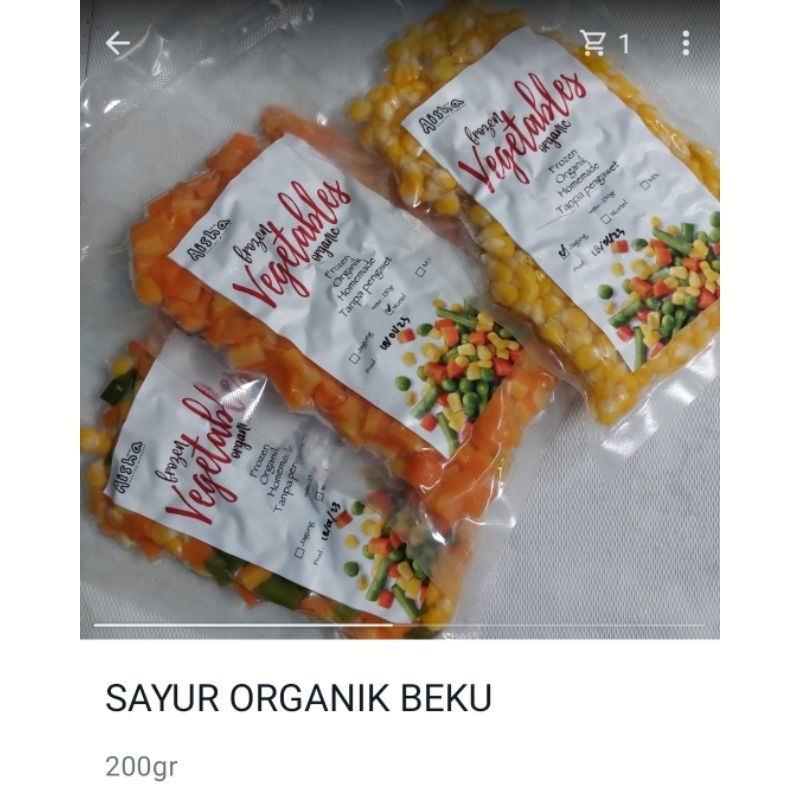 

Aisha Healthy food - Sayur Organik Beku - Mix Vegetable