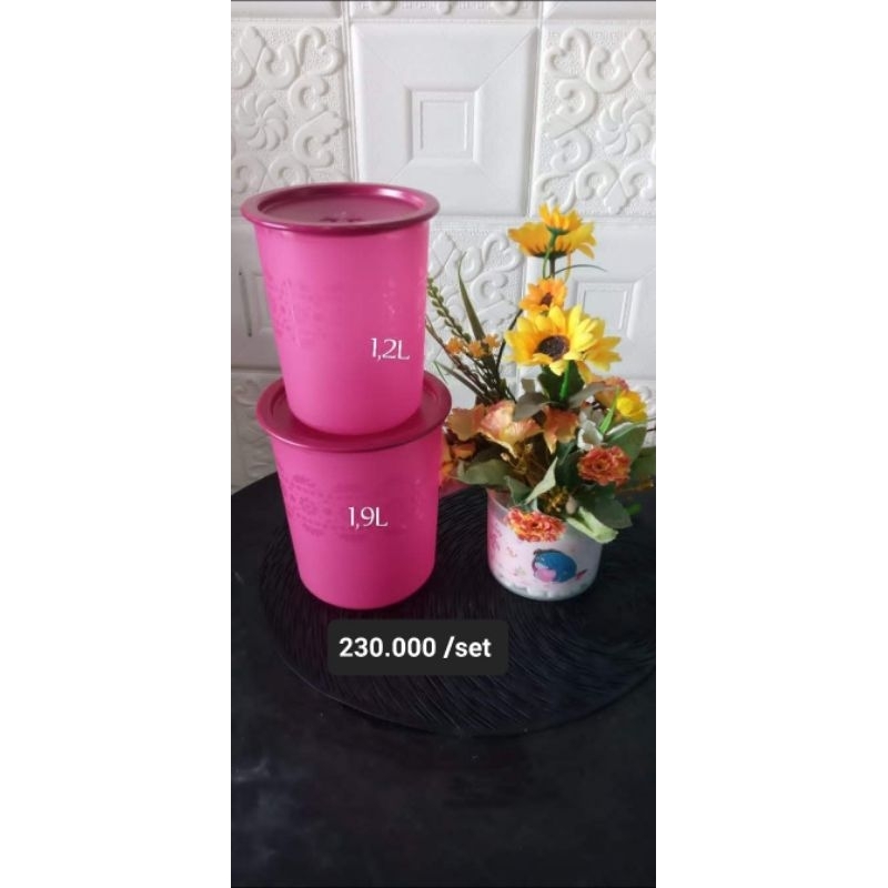 TOPLES SMALL MOSAIC TUPPERWARE 1,9LITER & 1,2LITER