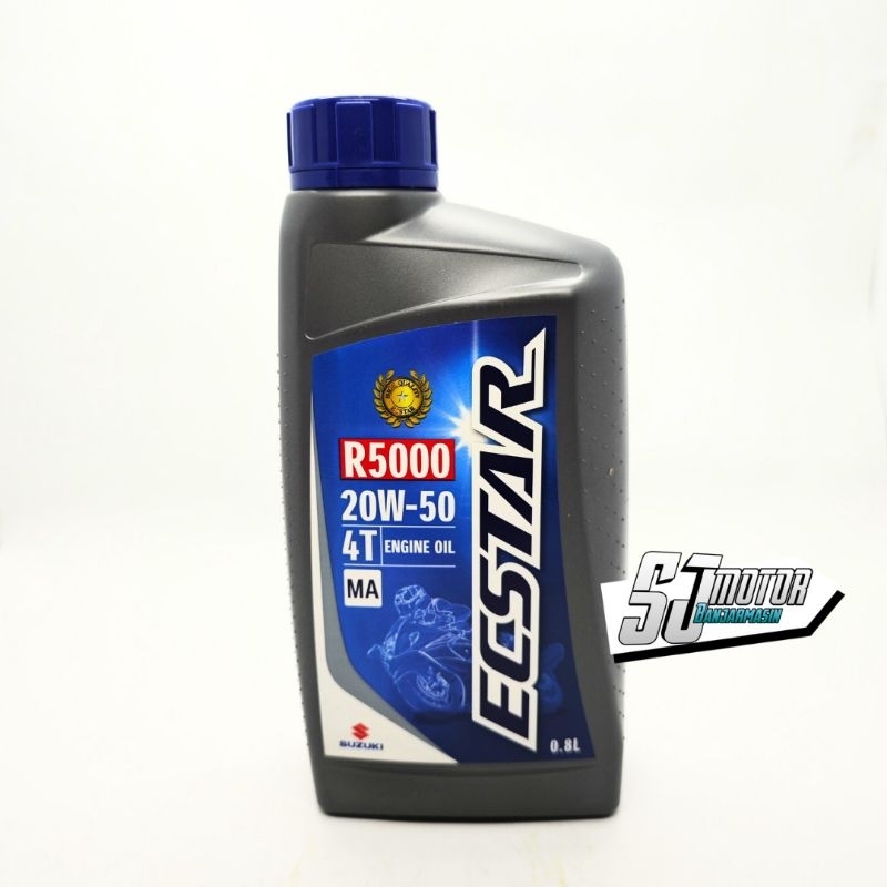 Oli Suzuki Ecstar 20W-50 (1 liter -800ml) Smash Spin Satria Fu Thunder