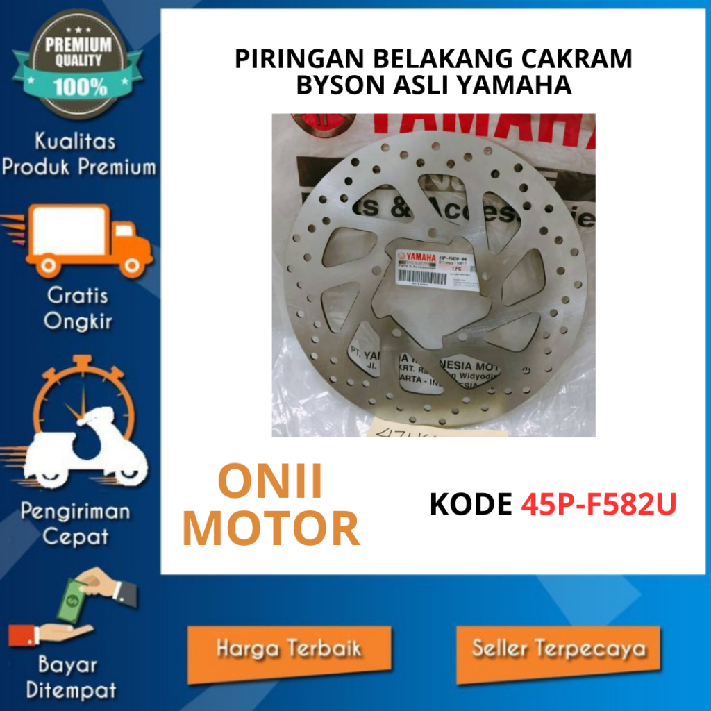 PIRINGAN BELAKANG CAKRAM BYSON ASLI YAMAHA