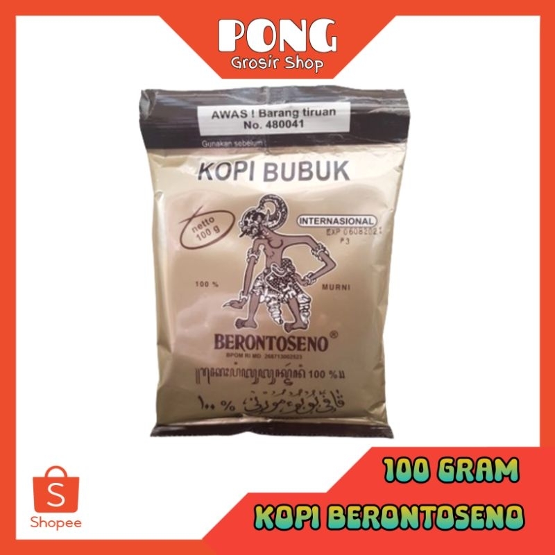 

Kopi Sachet Bubuk BERONTOSENO Internasional 100 gram