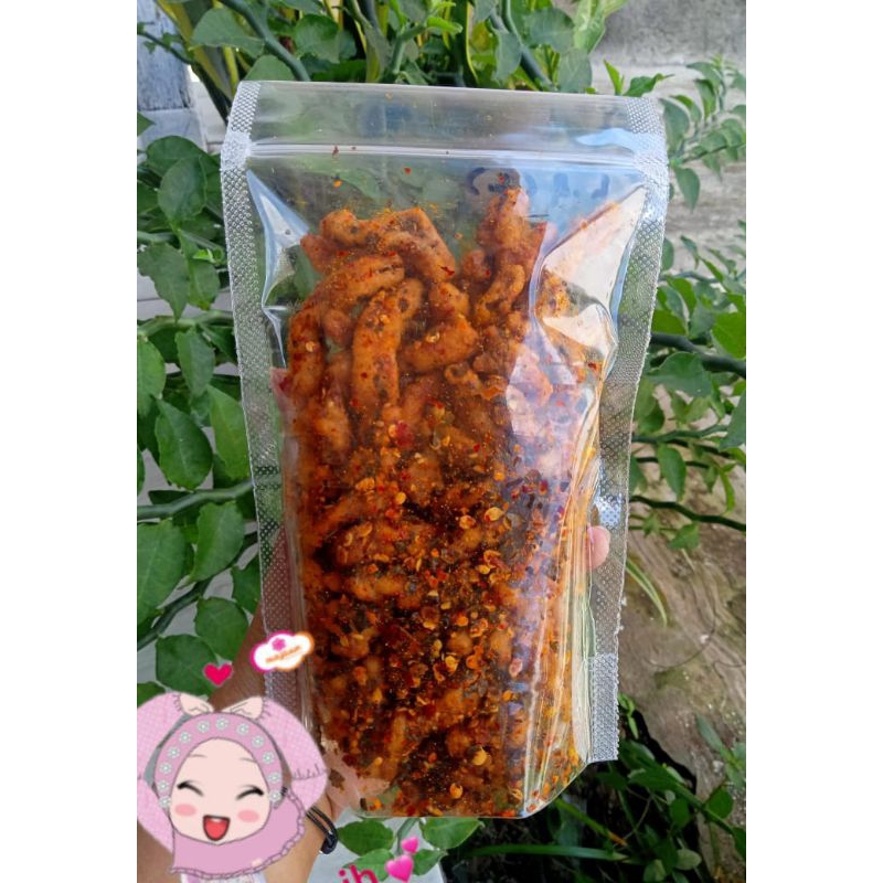 

Usus crispy L (difoto ukuran M untuk lihat detail perbandingan ukuran kemasan bisa dilihat di slide terakhir)