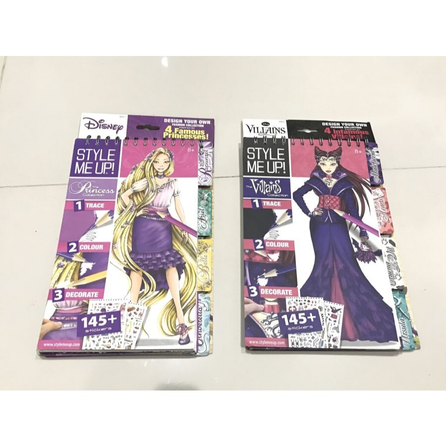 

STYLE ME UP! SKETCH BOOK ORIGINAL BONUS STICKER 145PCS +